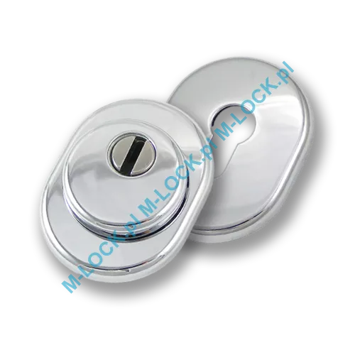 Szyld antywłamaniowy PROTECTOR AF-0138-CR, chrom błyszczący