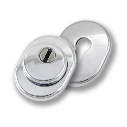 Szyld antywłamaniowy PROTECTOR AF-0138-CR, chrom błyszczący