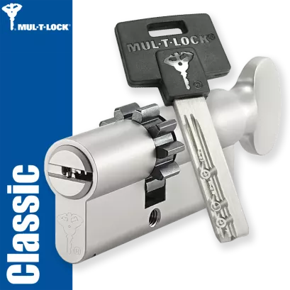 MUL-T-LOCK Classic 35/31G1ZN (71 mm), wkładka patentowa z pokrętłem