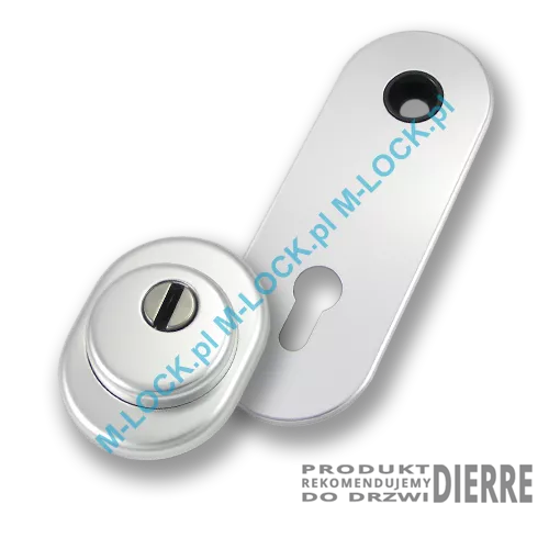 Szyld antywłamaniowy PROTECTOR AF-0238-AAd, dierre/chrom matowy