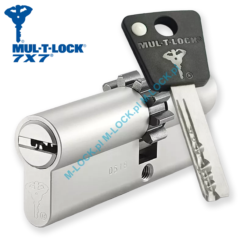 MUL-T-LOCK 7X7 33/48ZN (81 mm), wkładka patentowa