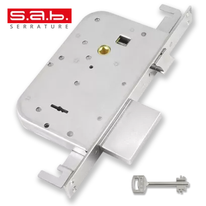 S.A.B. 6003N/60  zamek wpuszczany-rozporowy