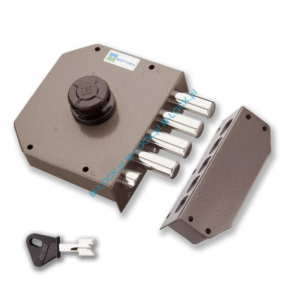 MOTTURA 30.611 zamek na klucz typu POMPA z zatrzaskiem