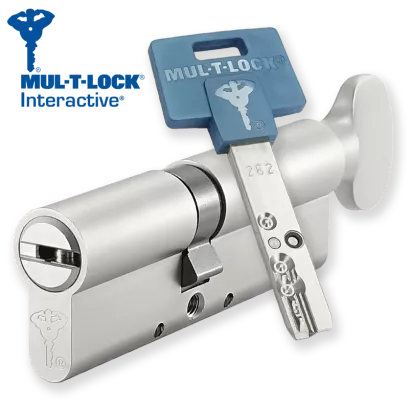 MUL-T-LOCK Interactive 40/50G1NN (90 mm), wkładka patentowa z pokrętłem