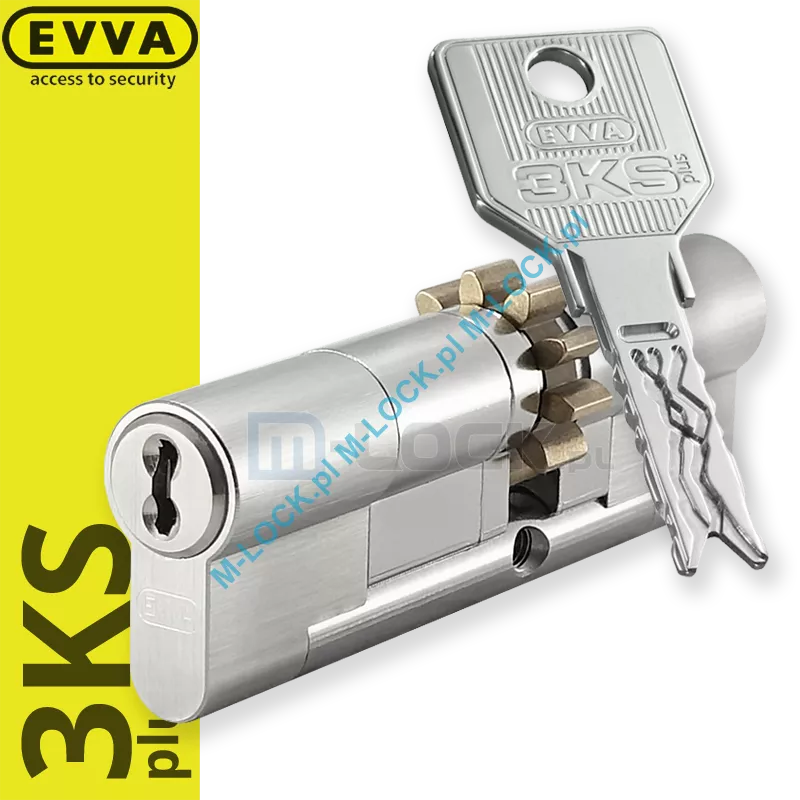 EVVA 3KSplus 41/56ZN (97 mm), wkładka patentowa