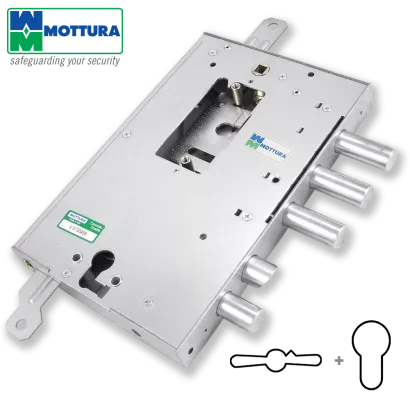 MOTTURA 89.R487GRD/S zamek centralny-rozporowy do drzwi GARDESA