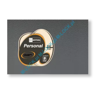 MOTTURA 11.1120 PERSONAL sejf ścienny z zamkiem kluczowym (10 l) - 3