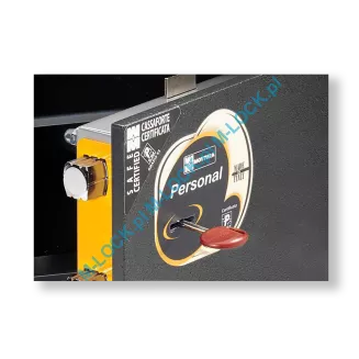 MOTTURA 11.1120 PERSONAL sejf ścienny z zamkiem kluczowym (10 l) - 4