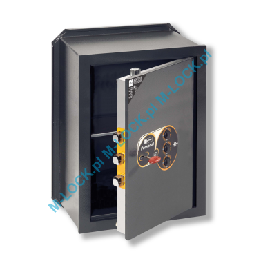 MOTTURA 11.2440 PERSONAL sejf ścienny z zamkiem kluczowym i mechanizmem szyfrowym (26 l)
