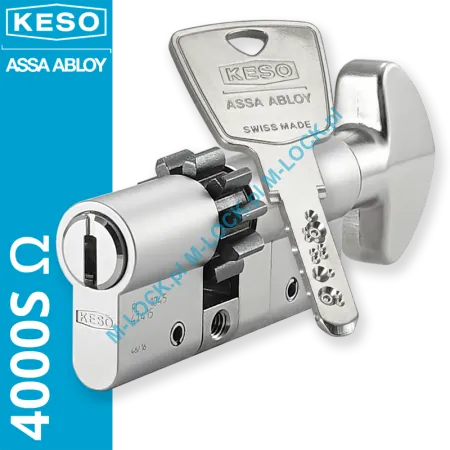 KESO 4000S Omega 30/40G2ZN (70 mm), wkładka patentowa z pokrętłem