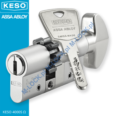 KESO 4000S Omega 30/40G2ZN (70 mm), wkładka patentowa z pokrętłem