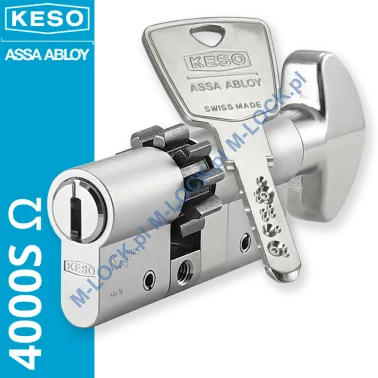 KESO 4000S Omega 30/40G2ZN (70 mm), wkładka patentowa z pokrętłem