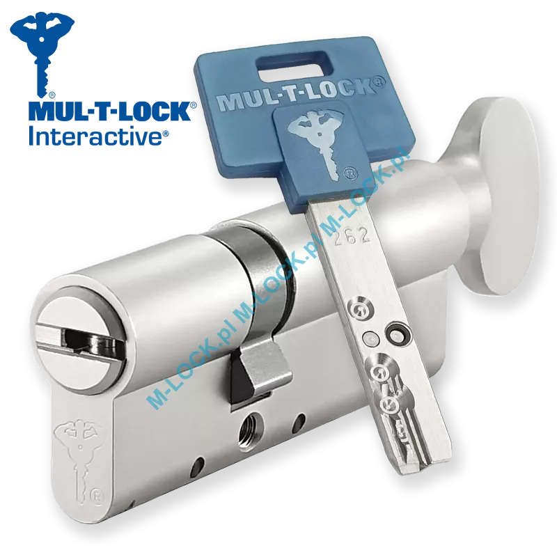 MUL-T-LOCK Interactive 31/50G1NN (81 mm), wkładka patentowa z pokrętłem