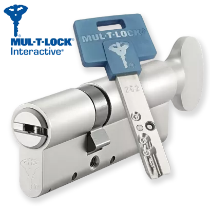 MUL-T-LOCK Interactive 31/50G1NN (81 mm), wkładka patentowa z pokrętłem