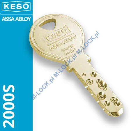 KESO 2000S gold, dorobienie klucza do karty