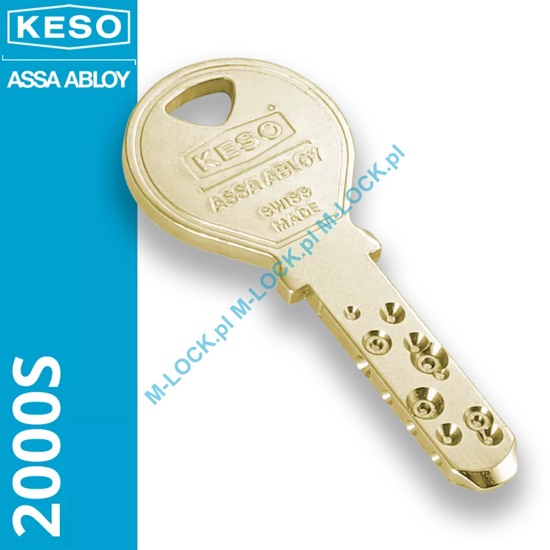 KESO 2000S gold, dorobienie klucza do karty