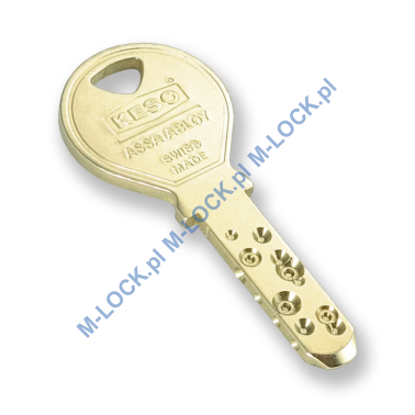 KESO 2000S gold, dorobienie klucza do karty