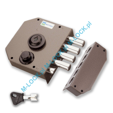 MOTTURA 30.610 zamek na klucz typu POMPA z zatrzaskiem