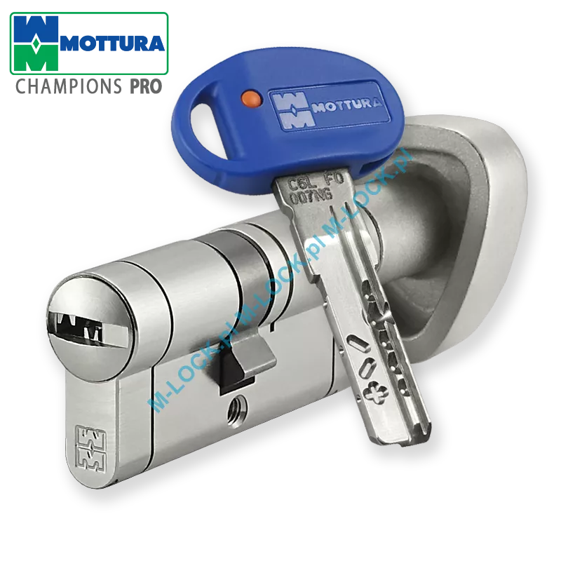 MOTTURA Champions PRO 31/36G3NN (67 mm), wkładka patentowa z pokrętłem