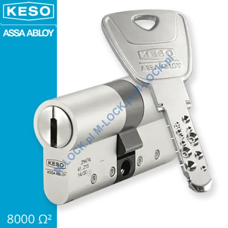 KESO 8000S Omega2 30/30NN (60 mm), wkładka patentowa