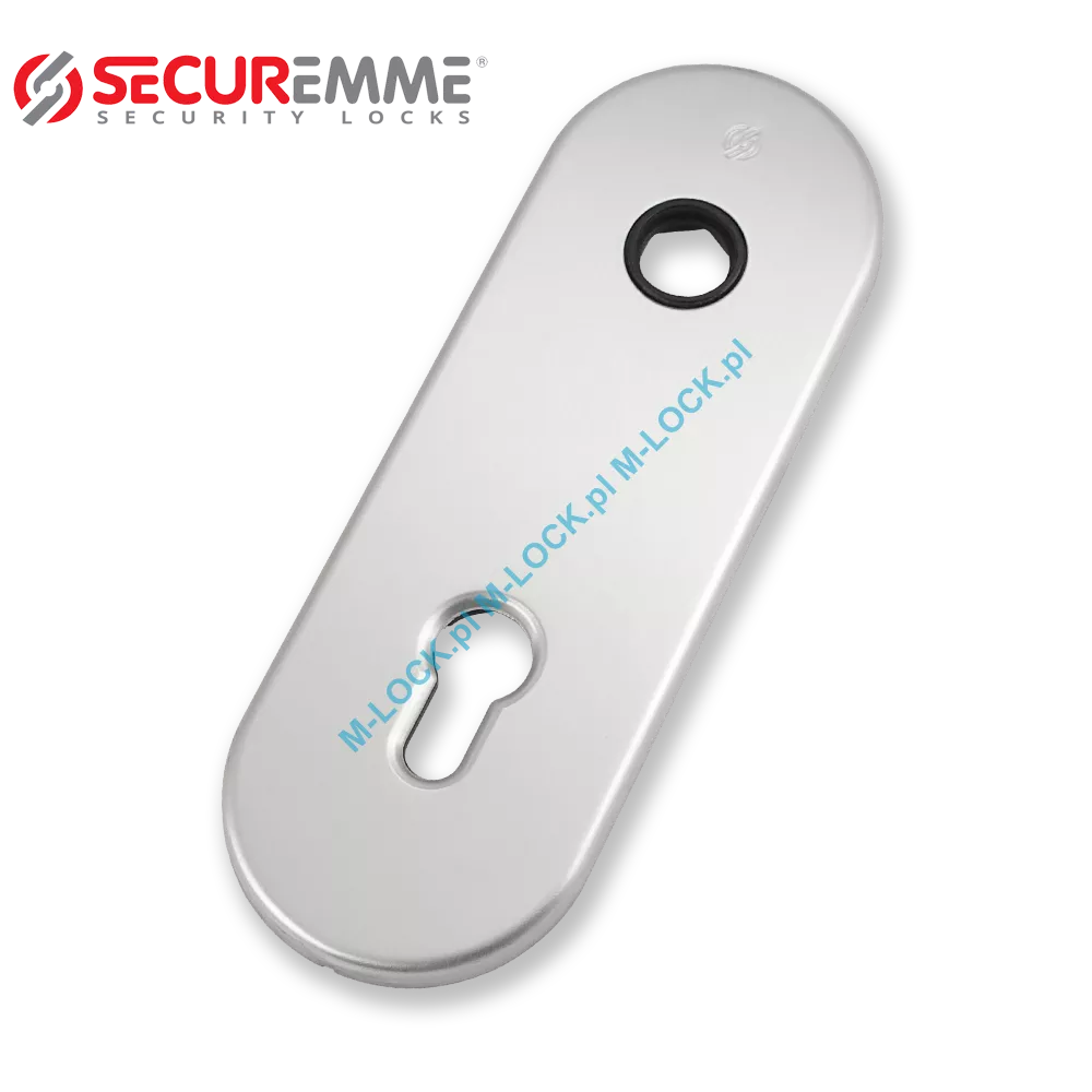 SECUREMME 0685-AA, szyld długi na wkładkę (85 mm), chrom matowy