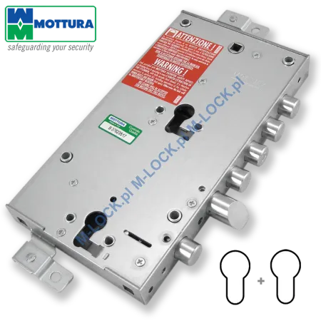 MOTTURA 89.8595D/S8AQ zamek centralny-rozporowy, dwukluczowy do drzwi DIERRE (zależny)