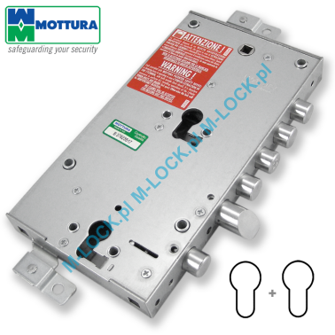 MOTTURA 89.8595D/S8AQ zamek centralny-rozporowy, dwukluczowy do drzwi DIERRE (zależny)
