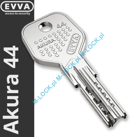 EVVA Akura 44, dorobienie klucza do karty (profil 192TB)