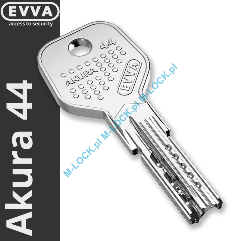 EVVA Akura 44, dorobienie klucza do karty (profil 192TB)