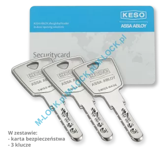 KESO 4000S Omega 30/65NN (95 mm), wkładka patentowa - 2