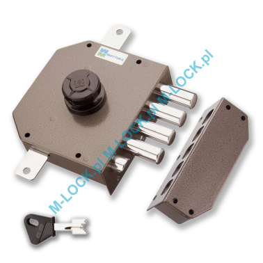 MOTTURA 30.631 zamek rozporowy na klucz typu POMPA z zatrzaskiem