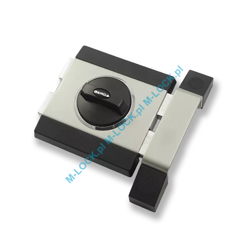 GERDA ZX-1000, zamek nawierzchniowy z cylindrem KESO 10RS Omega (kolor: nikiel satyna)