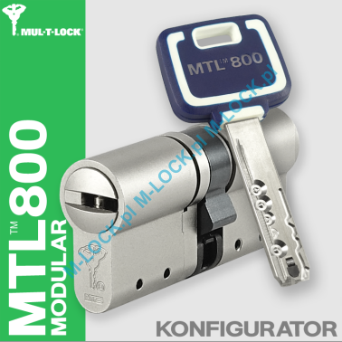 MUL-T-LOCK MTL 800 Modular / MT5+, wkładka patentowa (konfigurator)