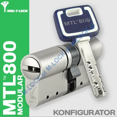 MUL-T-LOCK MTL 800 Modular / MT5+, wkładka patentowa (konfigurator)