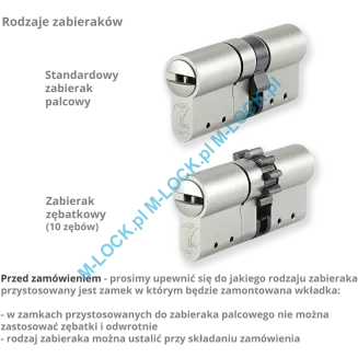 MUL-T-LOCK MTL 800 Modular / MT5+ 35/80NN (115 mm), wkładka patentowa - 5