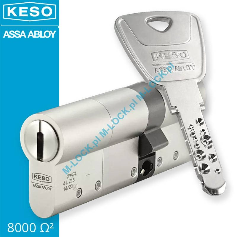 KESO 8000S Omega2 30/50NN (80 mm), wkładka patentowa