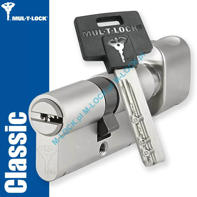 MUL-T-LOCK Classic 31/31G2NN (62 mm), wkładka patentowa z pokrętłem