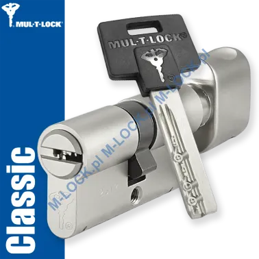 MUL-T-LOCK Classic 31/31G2NN (62 mm), wkładka patentowa z pokrętłem