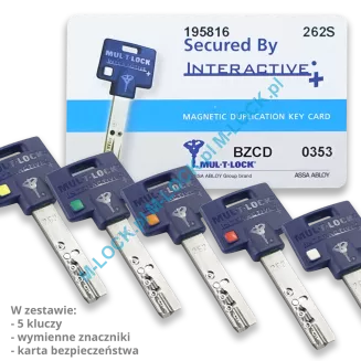 MUL-T-LOCK Interactive+ NE10G, kłódka hartowana - 2