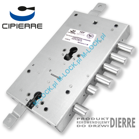CIPIERRE 702.28N-1, zamek do drzwi DIERRE ASSO 3, ASSO 5