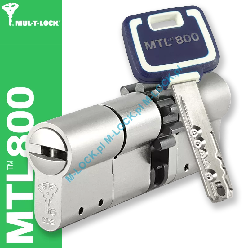 MUL-T-LOCK MTL800 Modular 33/48ZN (81 mm), wkładka patentowa do drzwi WITEX Super-Lock