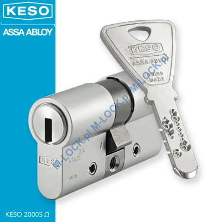 KESO 2000S Omega 30/30NN (60 mm), wkładka patentowa