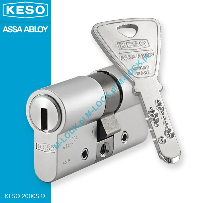 KESO 2000S Omega 30/30NN (60 mm), wkładka patentowa