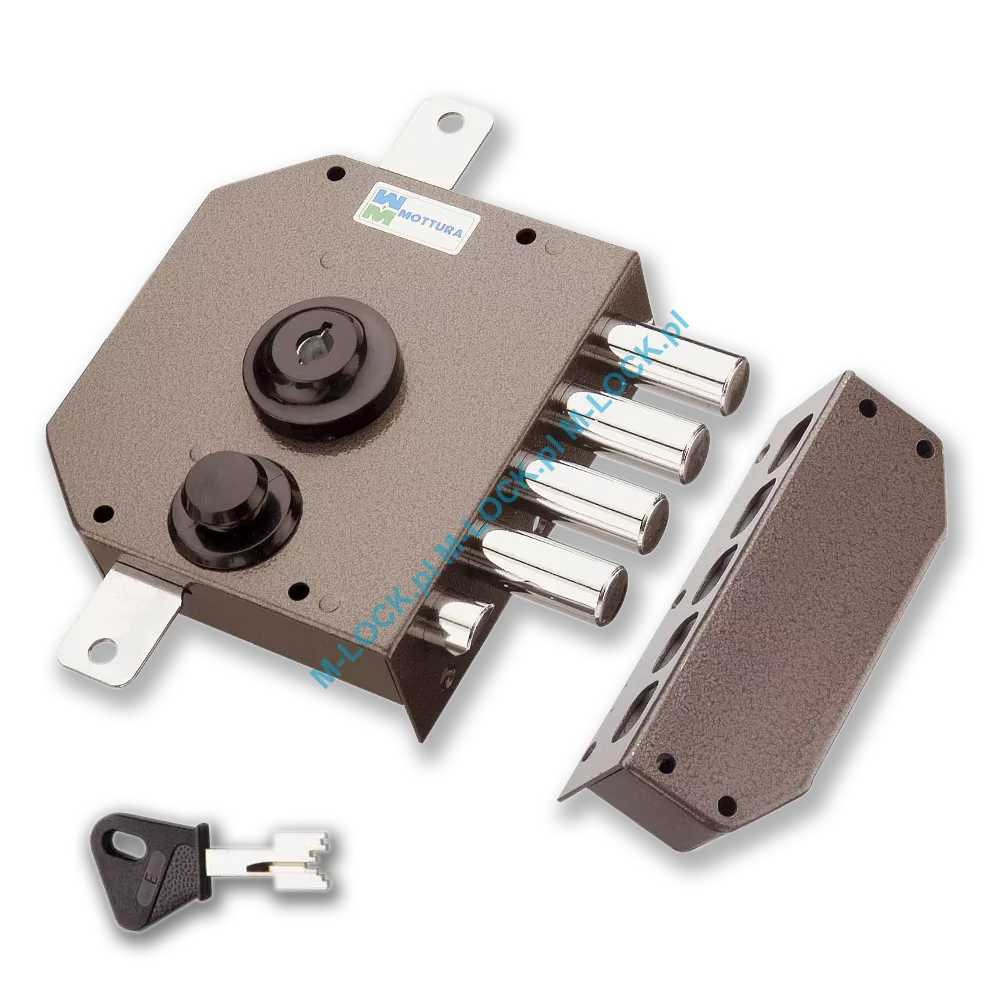 MOTTURA 30.630 zamek rozporowy na klucz typu POMPA z zatrzaskiem