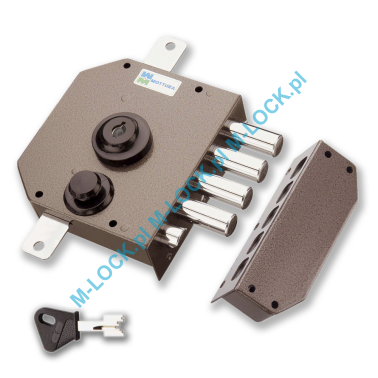 MOTTURA 30.630 zamek rozporowy na klucz typu POMPA z zatrzaskiem