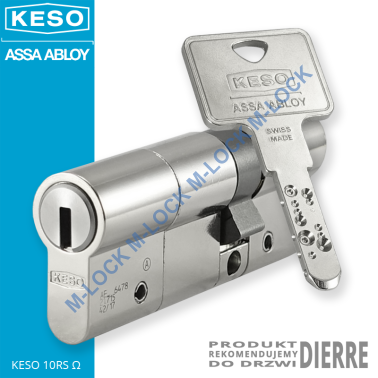 KESO 10RS Omega 30/50NN (80 mm), wkładka patentowa do drzwi Dierre