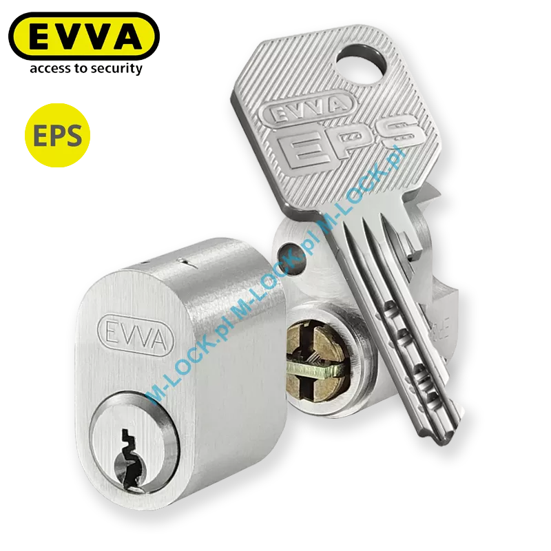 EVVA EPS 602N, cylinder owalny (skandynawski), dwustronny