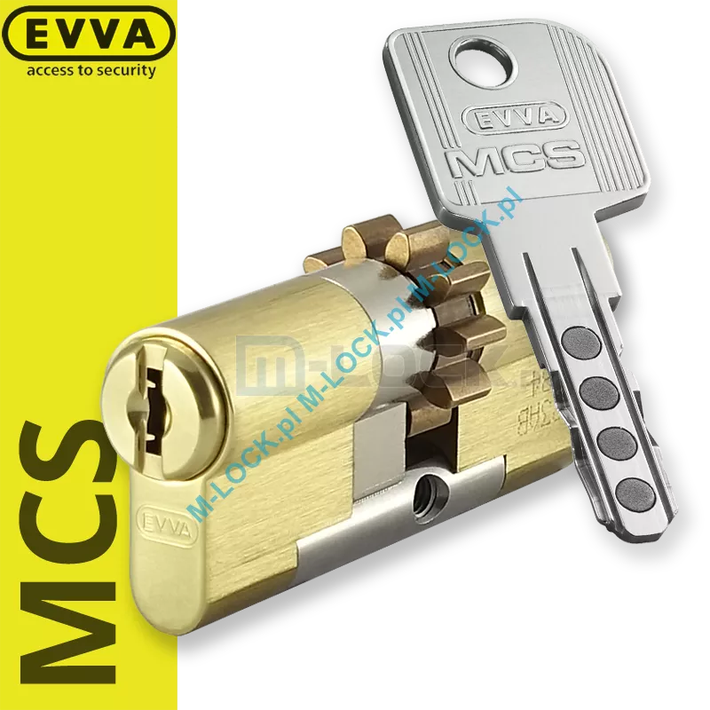 EVVA MCS 31/41ZM (72 mm), wkładka patentowa do drzwi WITEX Super-Lock