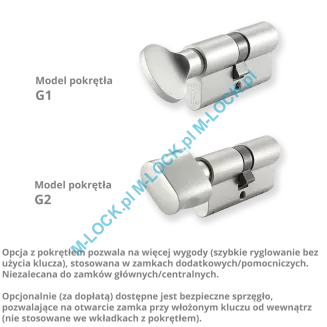 MUL-T-LOCK Classic 31/40ZN (71 mm), wkładka patentowa (wzmocniona) - 5