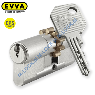 EVVA EPS 31/41ZNsymo (72 mm), wkładka patentowa do drzwi WITEX Super-Lock